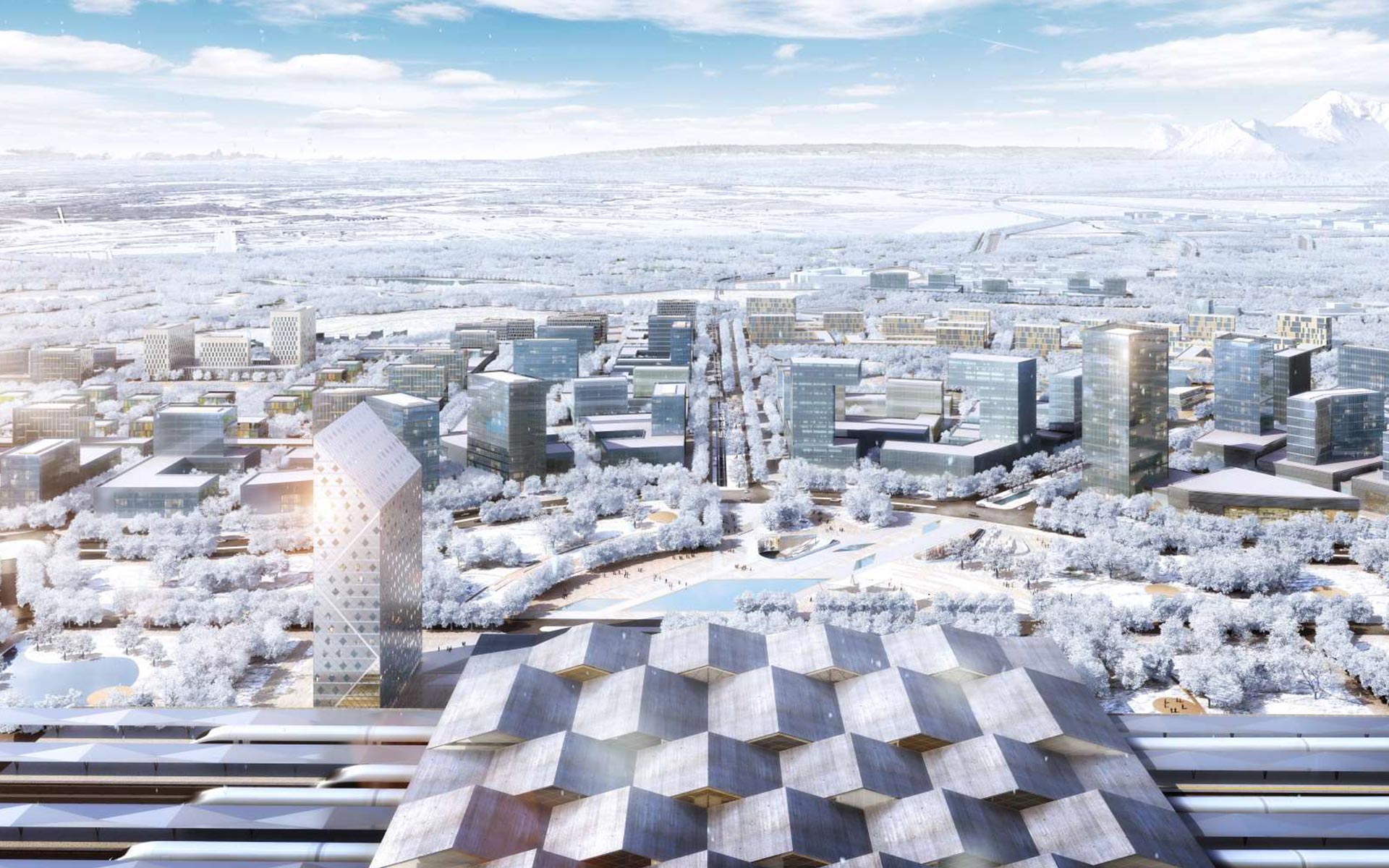 Changbaishan Railway Station Area Axia
