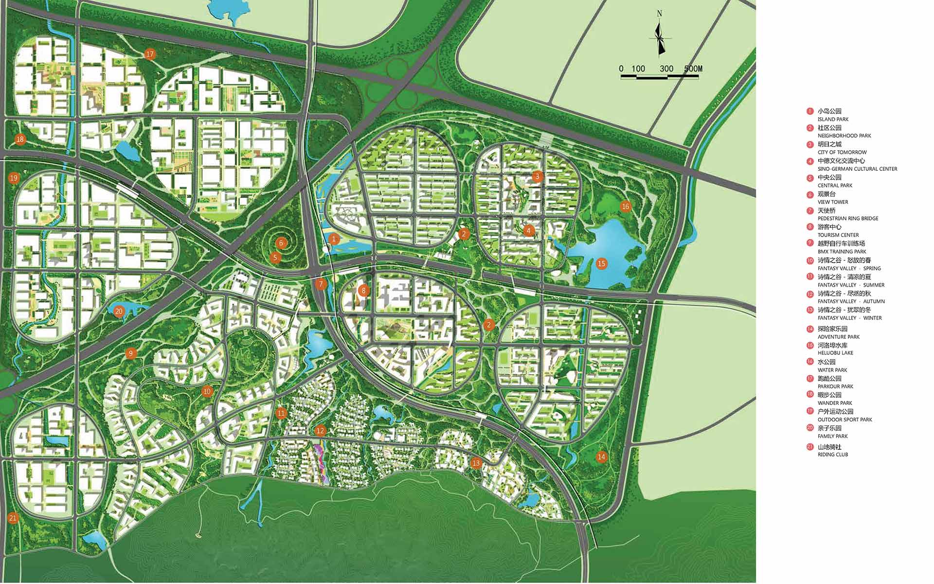 OBERMEYER - Qingdao Eco Landscape masterplan