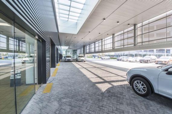 OBERMEYER Porsche dealership Shanghai Entrance Area