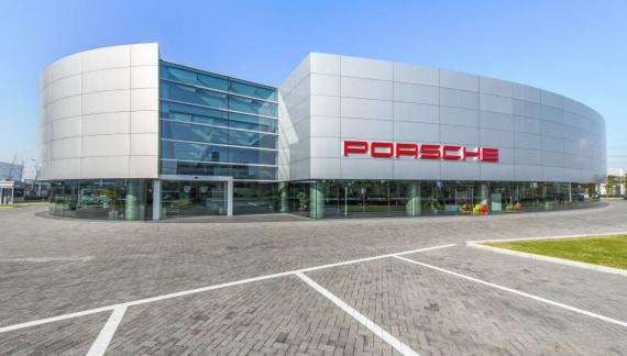 OBERMEYER Porsche dealership Shanghai Exterior View