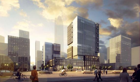 OBERMEYER Wuhan Optics Valley Technology Building Design Eye Level