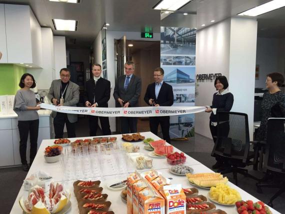 OBERMEYER Shanghai Office Relocation, Ribbon cutting Ceremony