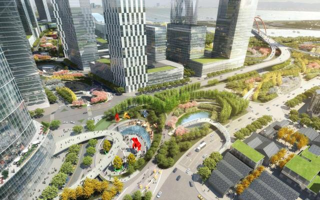 Wuhan Hanzhengjie Underground City Plaza Garden